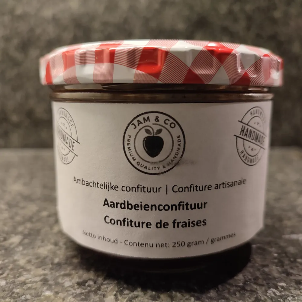 Confituur - Aardbeien - 250 gr.