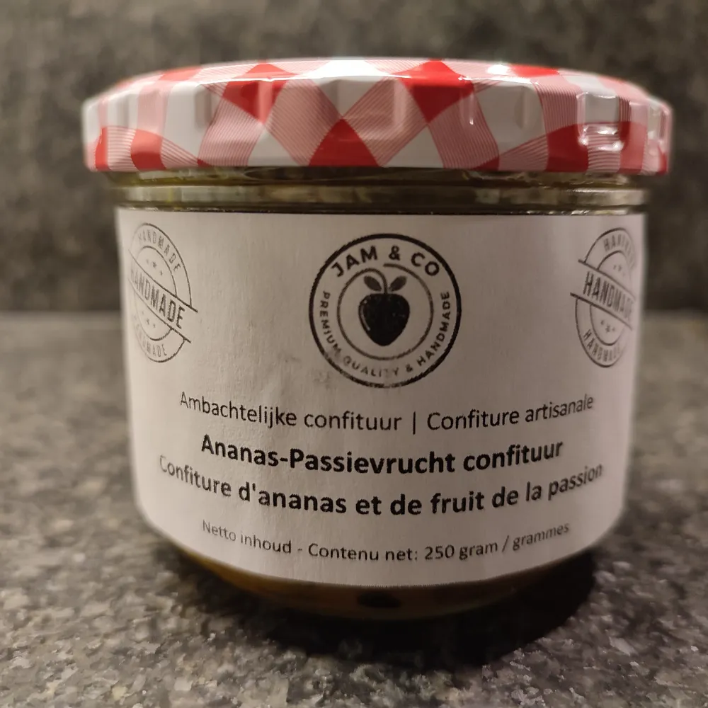 6 x confituur - Ananas & Passievrucht - 4 + 2 gratis (voordeelverpakking)