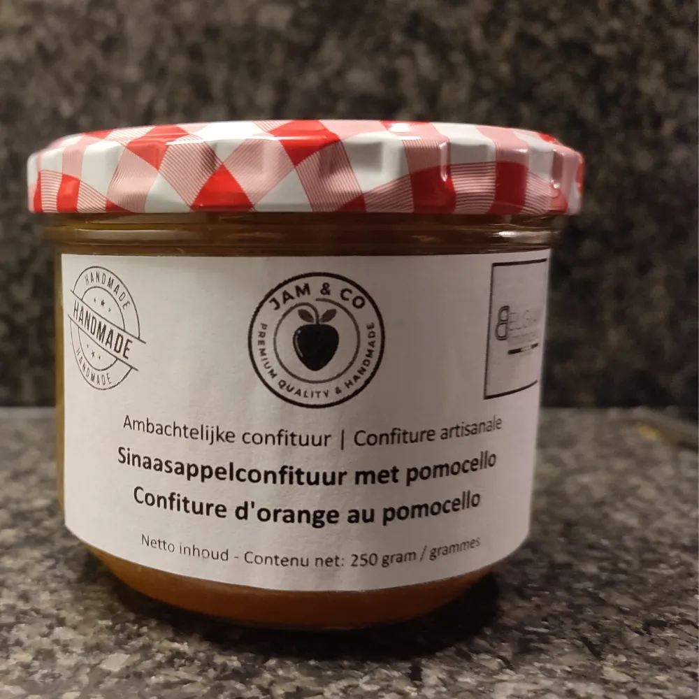Confituur - Sinaasappel & Pomocello - 250 gr.